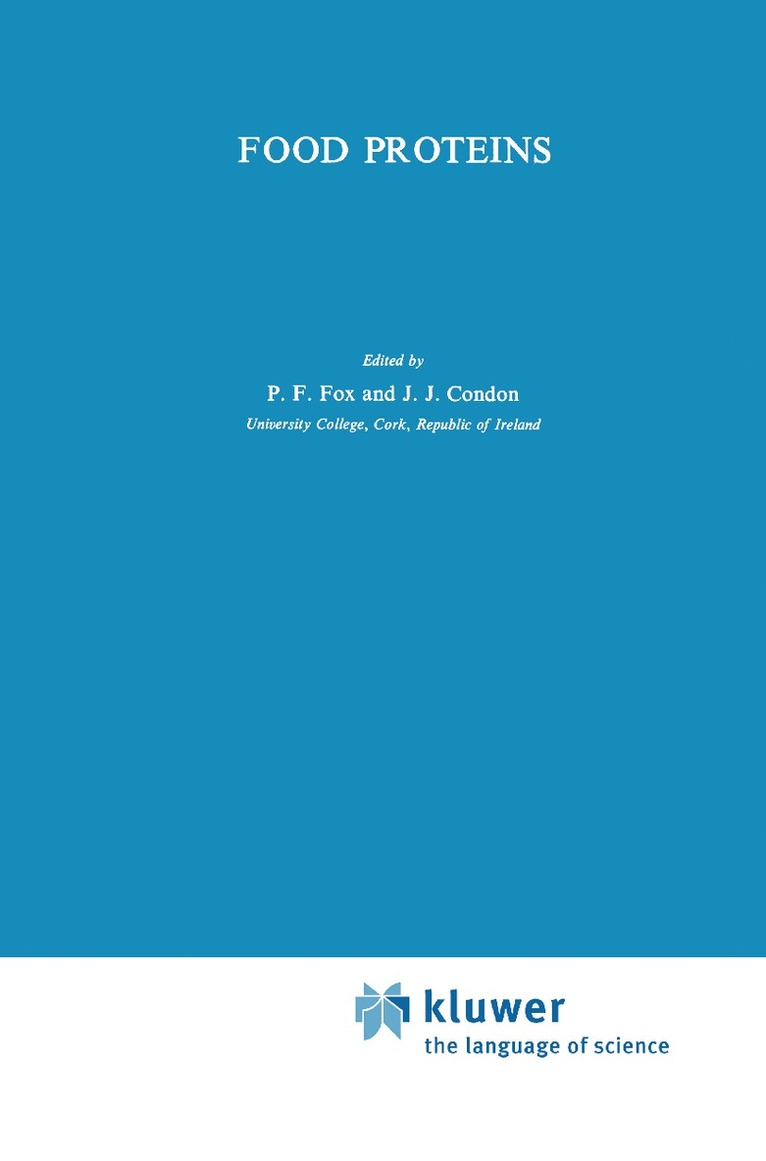 P.F. Fox - Food Proteins, Inbunden