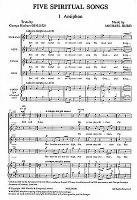 Five Spiritual Songs, Häftad