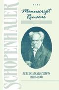 Schopenhauer: Manuscript Remains (V3)