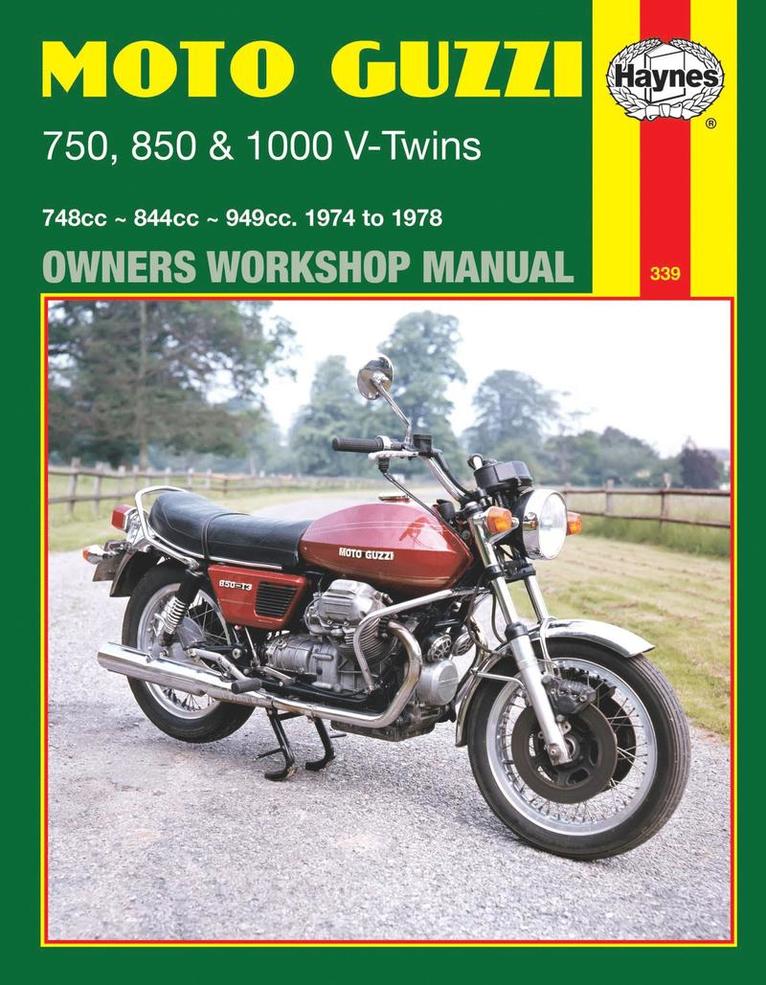 Haynes Publishing - Moto Guzzi 750, 850 & 1000 V-Twins (74 - 78), Häftad