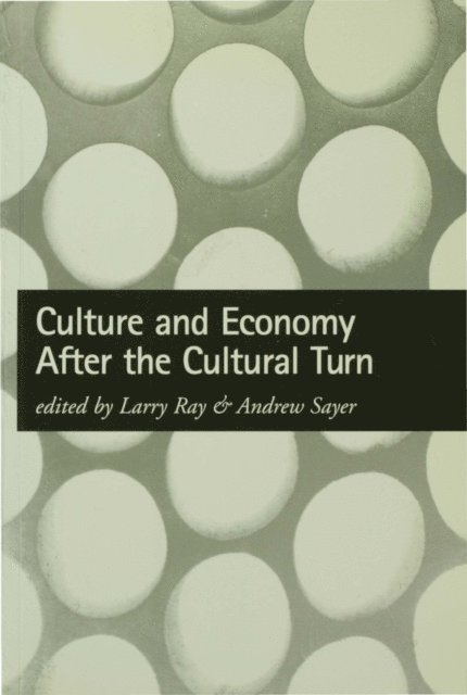 Larry Ray, Andrew Sayer - Culture and Economy After the Cultural Turn, Övrigt