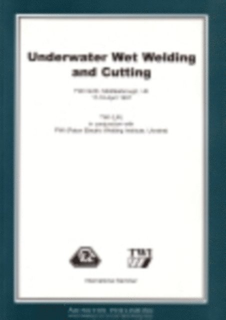 Gyoujin Cho - Underwater Wet Welding and Cutting, E-bok