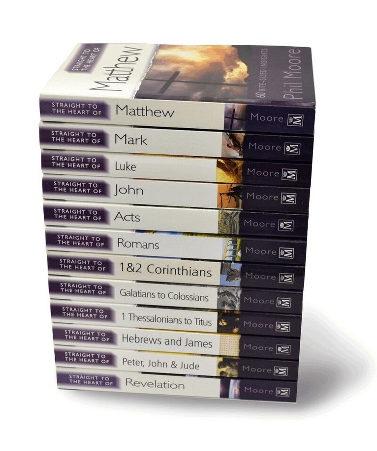 Phil Moore - Straight to the Heart of the New Testament (12 books), Häftad. Tillgänglighet: Lägg i varukorg