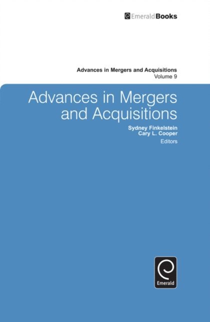 Cary L. Cooper, Sydney Finkelstein - Advances in Mergers and Acquisitions, E-bok