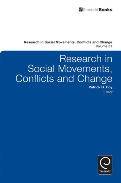 Patrick G. Coy - Research in Social Movements, Conflicts and Change, E-bok