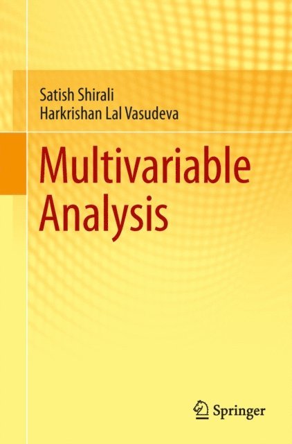 Harkrishan Lal Vasudeva, Satish Shirali - Multivariable Analysis, E-bok. Tillgänglighet: Lägg i varukorg