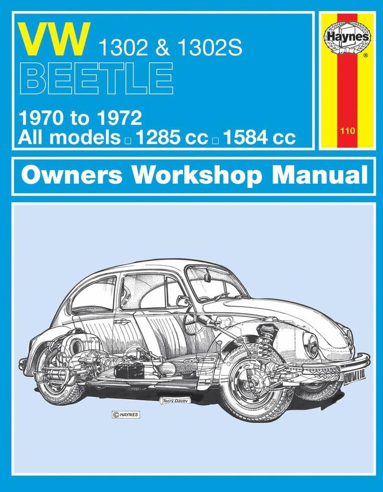 Haynes Publishing - VW 1302 & 1302S (70 - 72) Haynes Repair Manual, Häftad