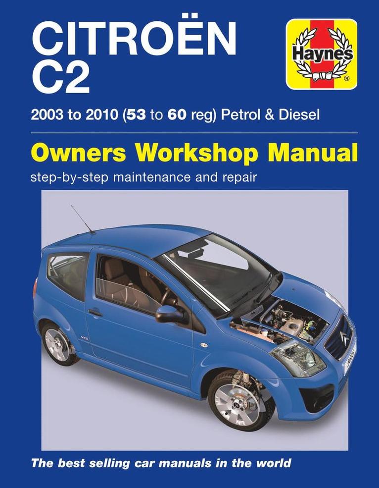 Peter Gill - Citroen C2 Petrol & Diesel (03 - 10) Haynes Repair Manual, Häftad