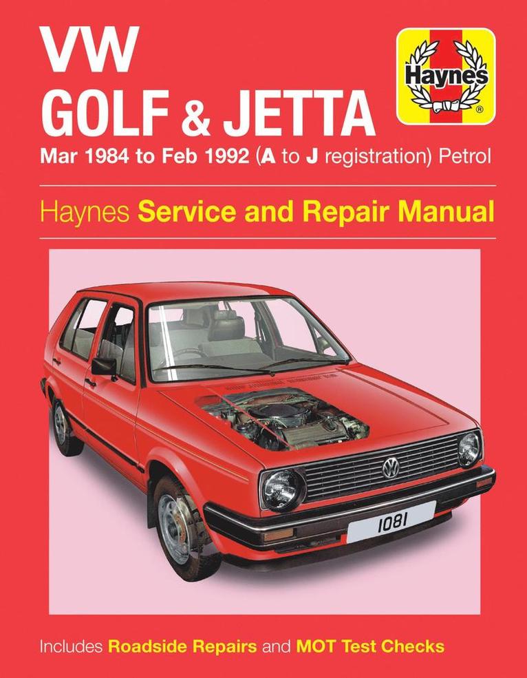 Haynes Publishing - VW Golf & Jetta Mk 2 Petrol (Mar 84 - Feb 92) Haynes Repair Manual, Häftad
