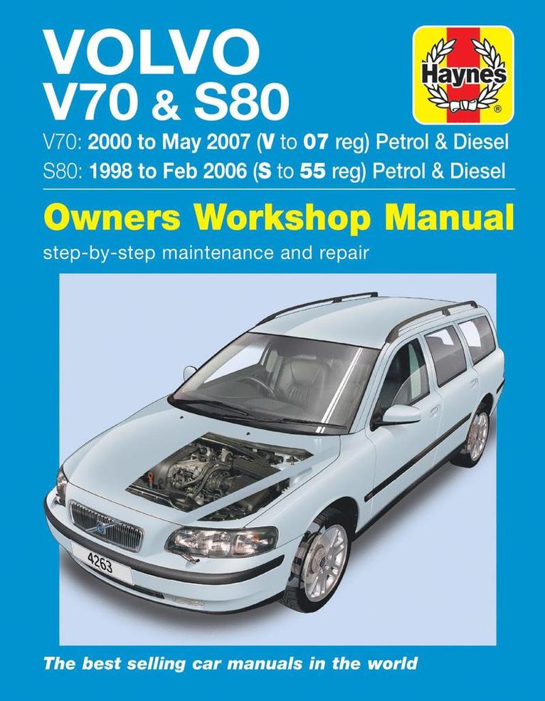 Haynes Publishing - Volvo V70 / S80 Petrol & Diesel (98 - 07) Haynes Repair Manual, Häftad
