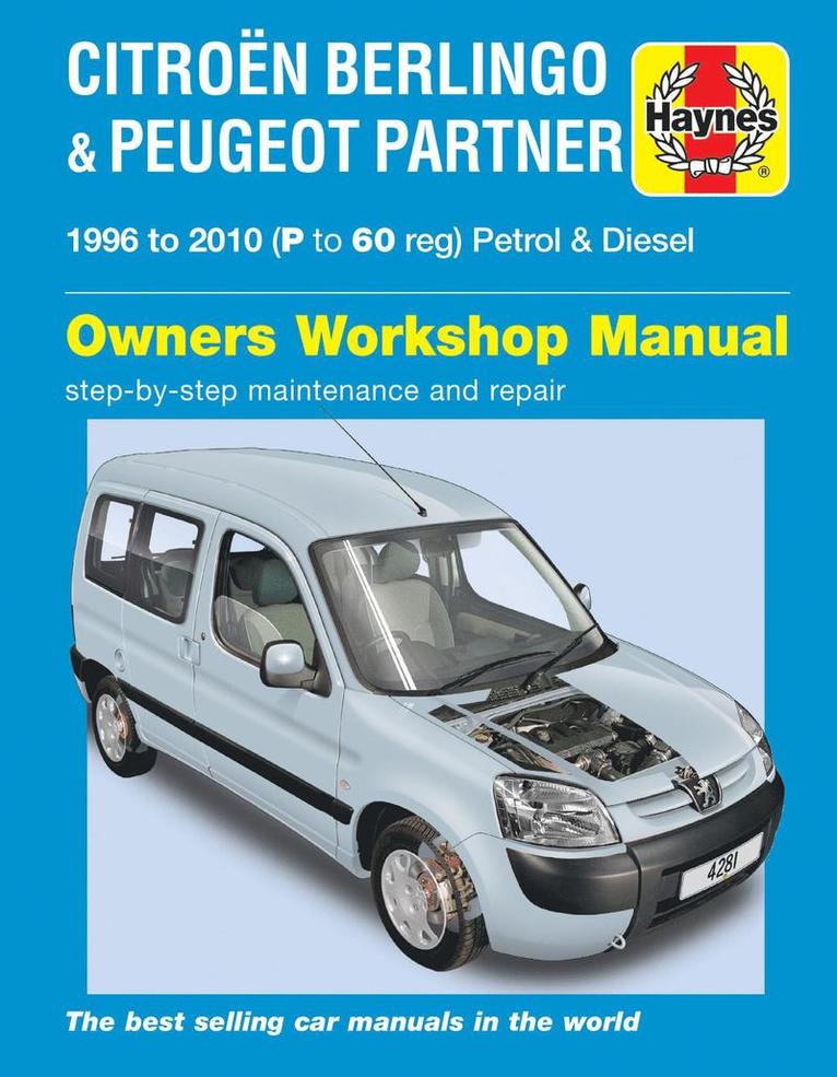 Haynes Publishing - Citroen Berlingo & Peugeot Partner Petrol & Diesel (96 - 10) Haynes Repair Manual, Häftad