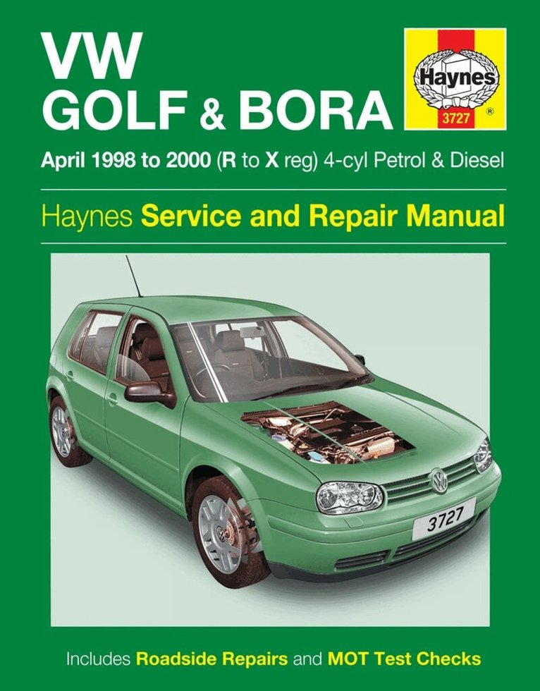 Haynes Publishing - VW Golf & Bora Petrol & Diesel (April 98 - 00) Haynes Repair Manual, Häftad