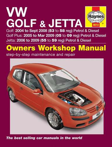 VW Golf (04 - Sept 08), Golf Plus (05 - Mar 09) & Jetta (06 - 09) Haynes Repair Manual