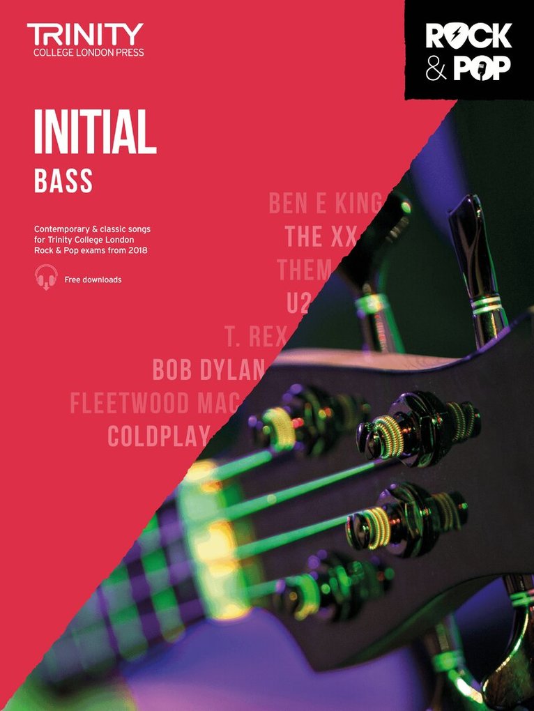 Trinity College London Rock & Pop 2018 Bass Initial Grade, Övrigt. Tillgänglighet: Lägg i varukorg