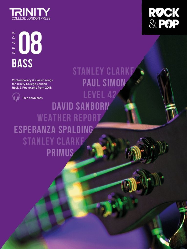 Trinity College London Rock & Pop 2018 Bass Grade 8, Övrigt. Tillgänglighet: Lägg i varukorg