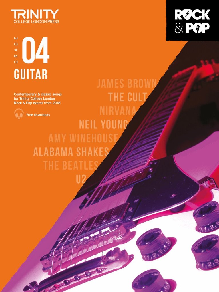 Trinity College London Rock & Pop 2018 Guitar Grade 4, Övrigt. Tillgänglighet: Lägg i varukorg
