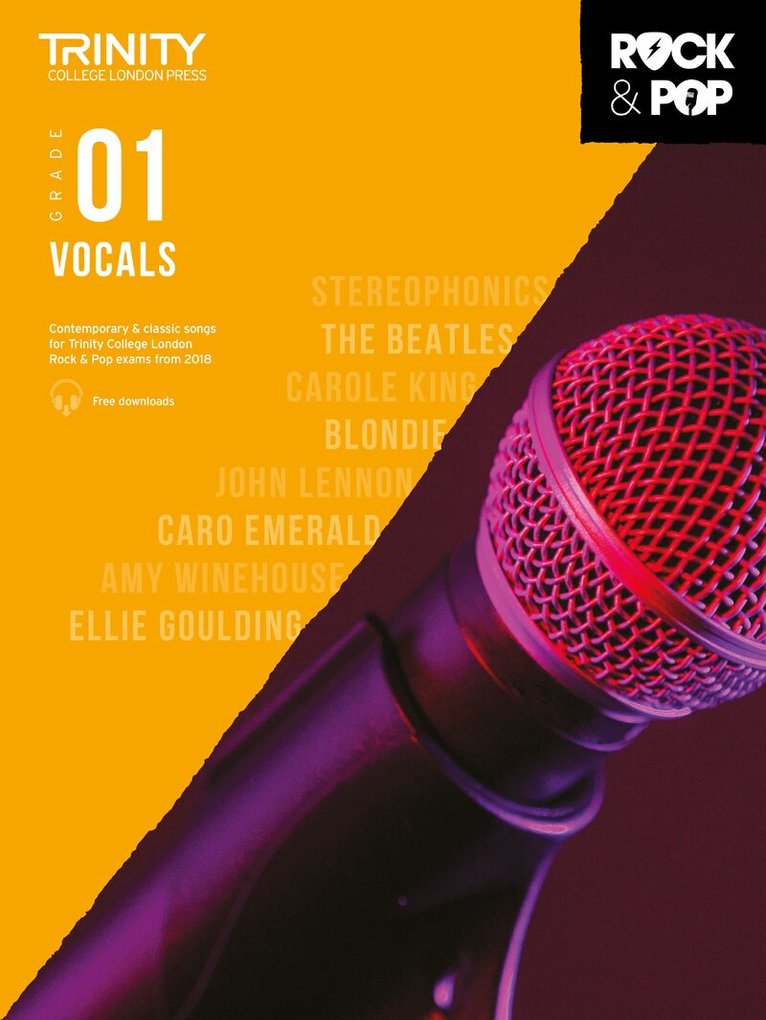 Trinity College London Rock & Pop 2018 Vocals Grade 1, Övrigt. Tillgänglighet: Lägg i varukorg