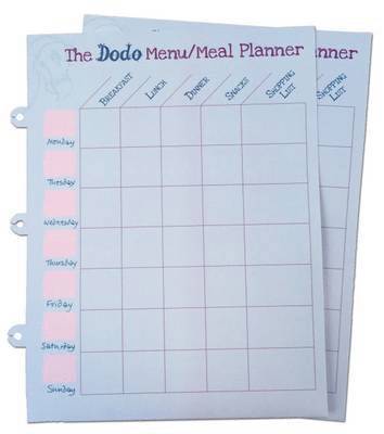 Rebecca Jay - Dodo Pad Weekly Wipe-Clean Menu / Meal Planner, Övrigt