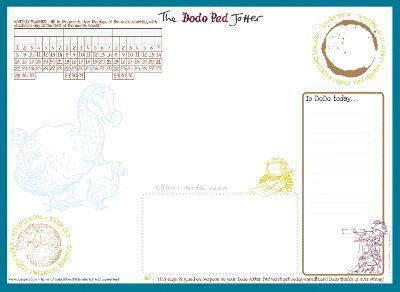 Lord Dodo - Dodo Pad Desk Jotter Pad A3, Övrigt