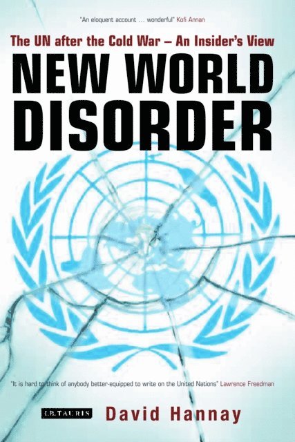 David Hannay - New World Disorder, E-bok