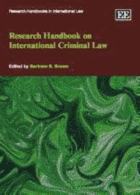 Bartram S. Brown - Research Handbook on International Criminal Law, E-bok. Tillgänglighet: Lägg i varukorg