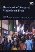 Handbook of Research Methods on Trust