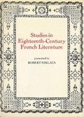 Studies in Eighteenth Century French Literature