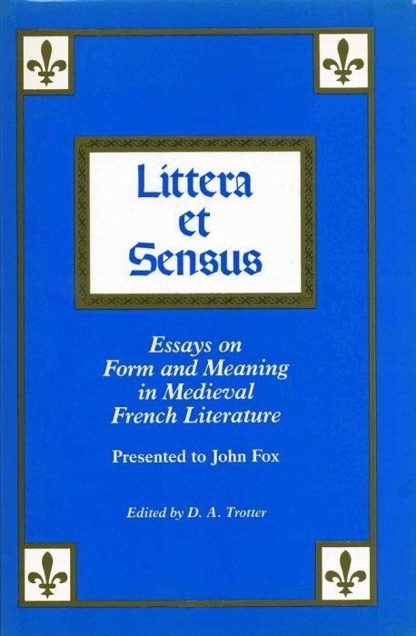 D. A. Trotter - Littera Et Sensus, Inbunden. Tillgänglighet: Tillfälligt slut