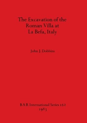 John J. Dobbins - Excavation of the Roman Villa at La Befa Italy, Häftad