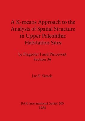 Jan F Simek - K-means Approach to the Analysis of Spatial Structure in Upper Palaeolithic Habitation Sites, Häftad