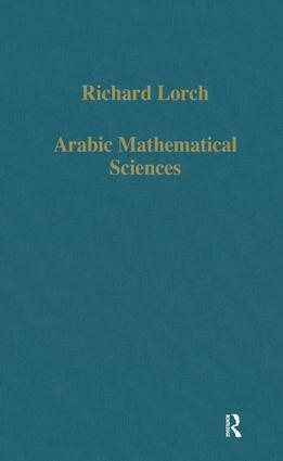 Richard Lorch - Arabic Mathematical Sciences, Inbunden. Tillgänglighet: Lägg i varukorg