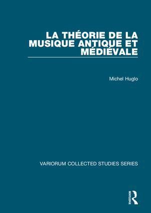 Michel Huglo - La théorie de la musique antique et médiévale, Inbunden. Tillgänglighet: Lägg i varukorg