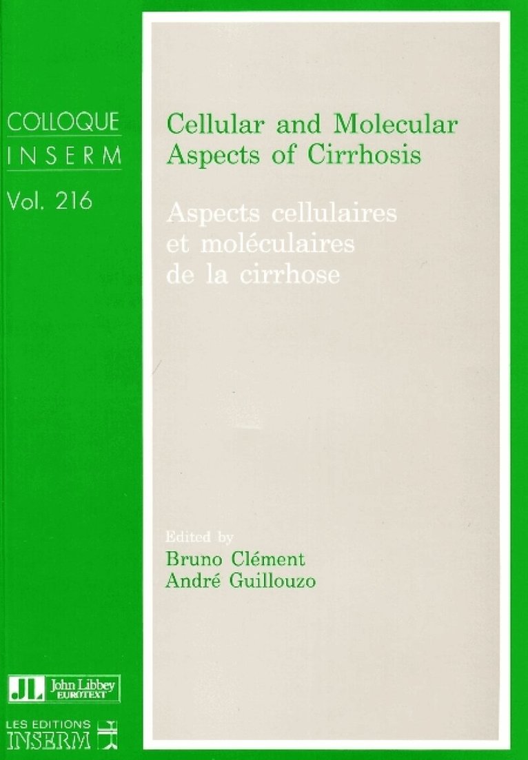 Bruno Clément, André Guillouzo - Cellular & Molecular Aspects of Cirrhosis, Häftad