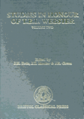 Studies in Honour of T.B.L.Webster: Volume 2