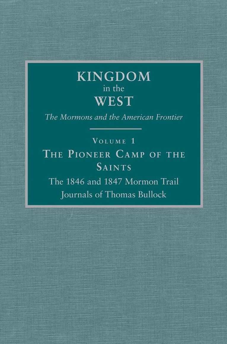 Will Bagley - Pioneer Camp of the Saints, Inbunden. Tillgänglighet: Tillfälligt slut