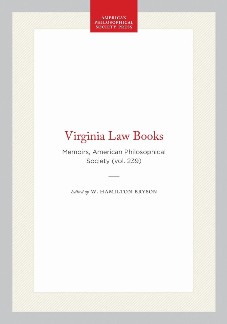 Virginia Law Books