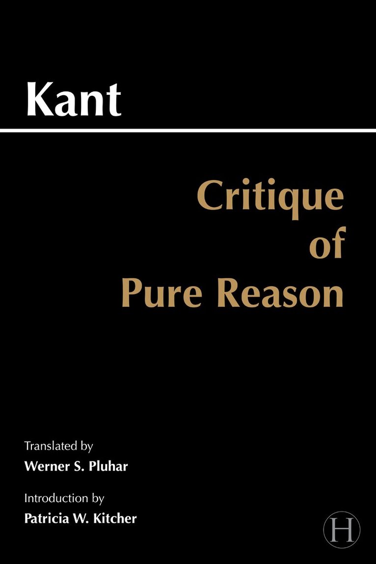 Immanuel Kant - Critique of Pure Reason, Häftad