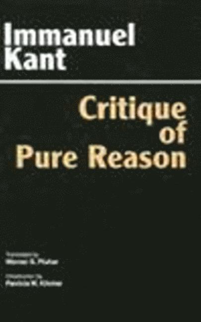 Immanuel Kant - Critique of Pure Reason, Inbunden