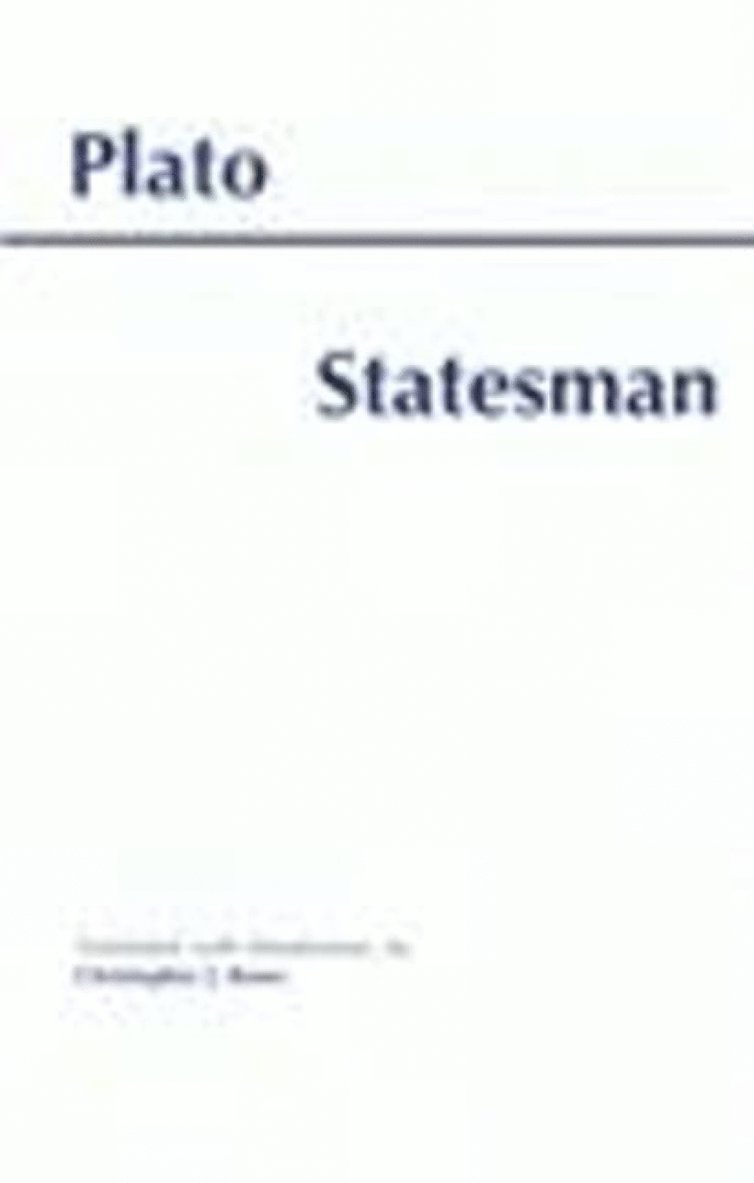 Plato - Statesman, Inbunden