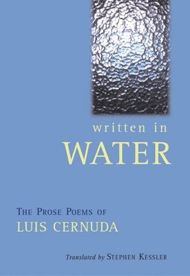 Luis Cernuda - Written In Water, Häftad