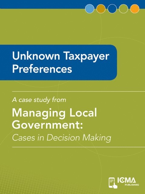James   M. Banovetz, Barry  M.  Feldman - Unknown Taxpayer Preferences, E-bok
