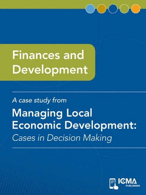 Bradford  J.  Townsend, James   M. Banovetz - Finances and Development, E-bok