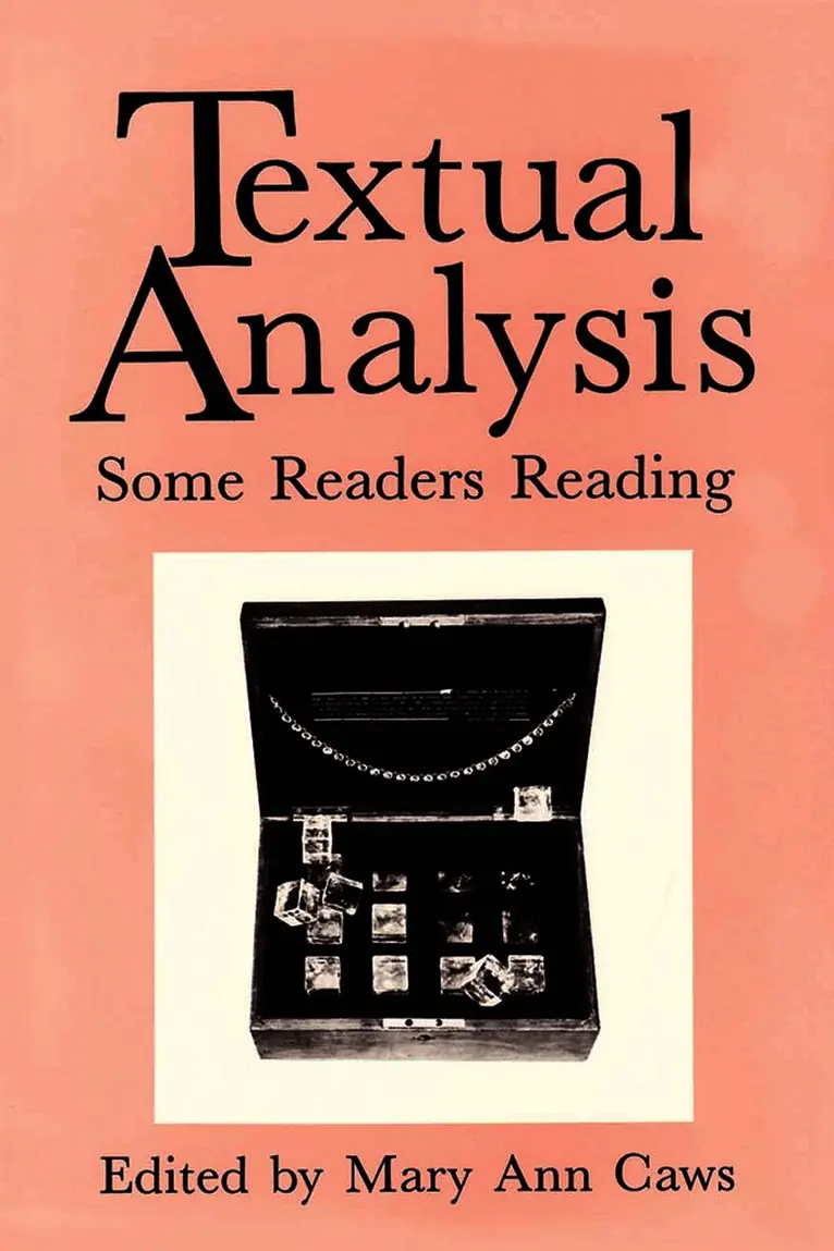 Mary Ann Caws - Textual Analysis, Häftad. Tillgänglighet: Lägg i varukorg