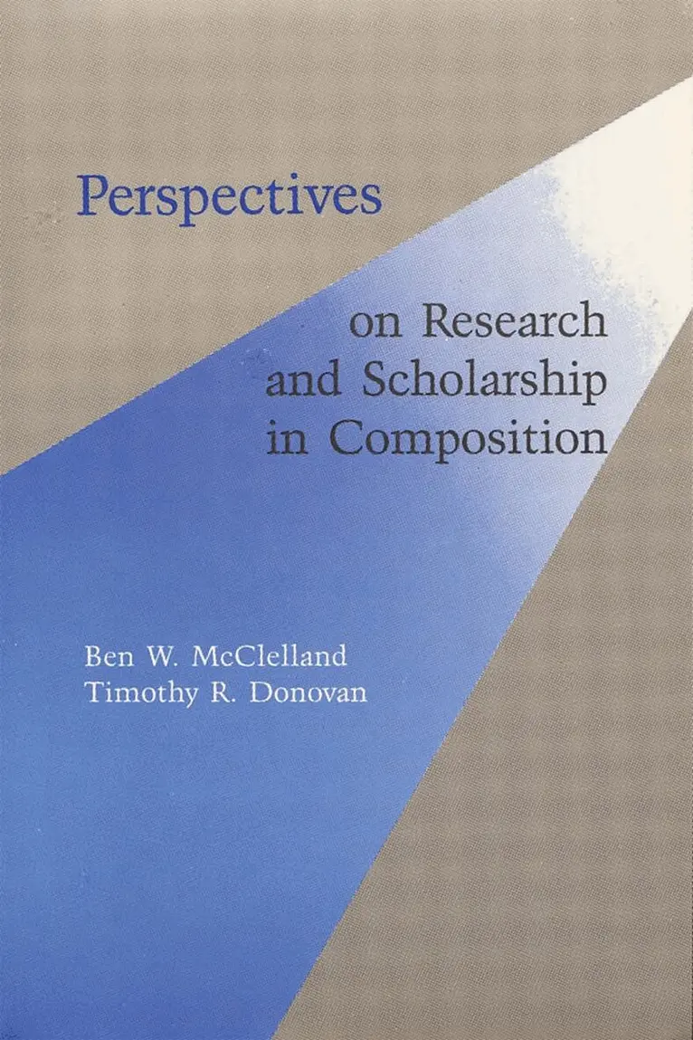 Ben W. McClelland - Perspectives on Research and Scholarship in Composition, Häftad. Tillgänglighet: Lägg i varukorg