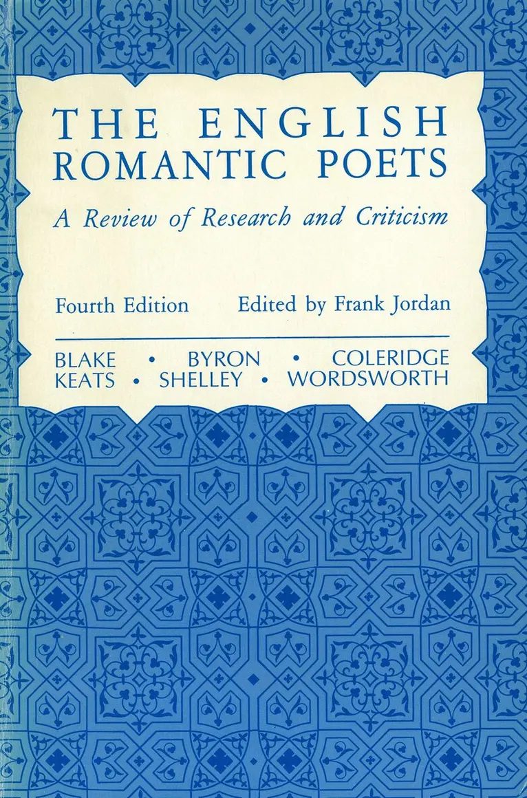 Frank Jordan - English Romantic Poets, Häftad. Tillgänglighet: Tillfälligt slut