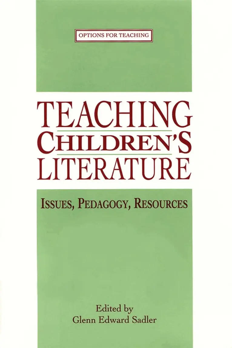Glenn Edward Sadler - Teaching Children's Literature, Inbunden. Tillgänglighet: Lägg i varukorg