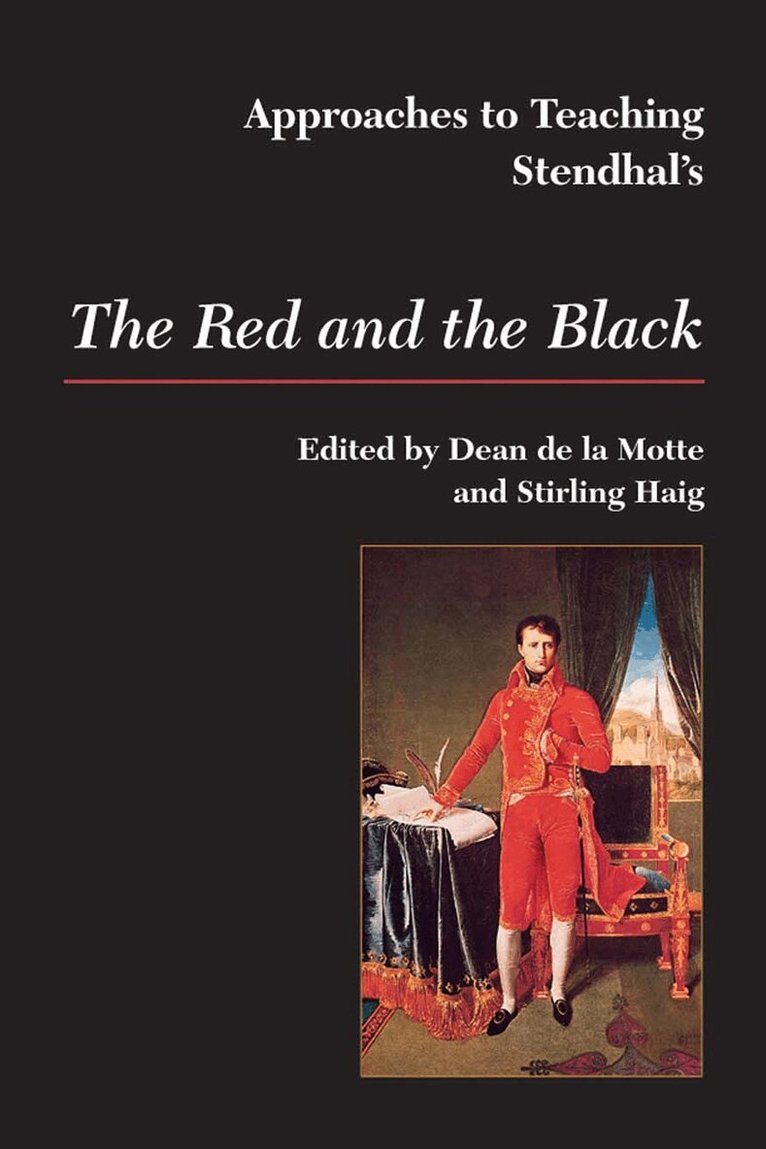 Dean de la Motte - Approaches to Teaching Stendhal's the Red and the Black, Häftad. Tillgänglighet: Tillfälligt slut