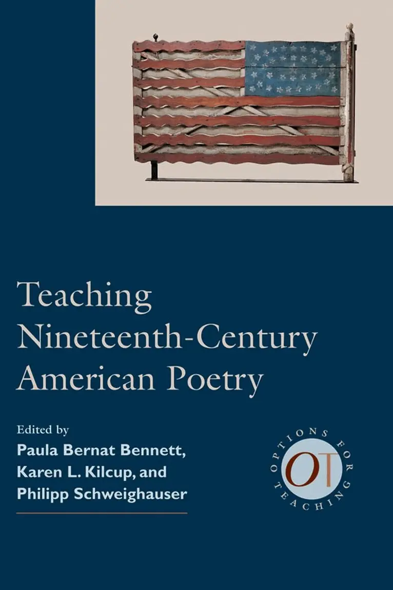 Paula Bernat Bennett - Teaching Nineteenth-Century American Poetry, Häftad. Tillgänglighet: Lägg i varukorg