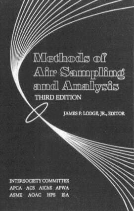 James P. Lodge, Jr. - Methods of Air Sampling and Analysis, Inbunden