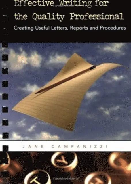 Jane Campanizzi - Effective Writing for the Quality Professional, E-bok. Tillgänglighet: Lägg i varukorg